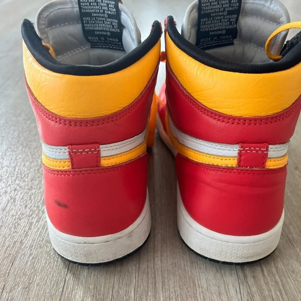 Mens Air Jordan 1 Retro High OG Light Fusion Red 555088-603 - 10